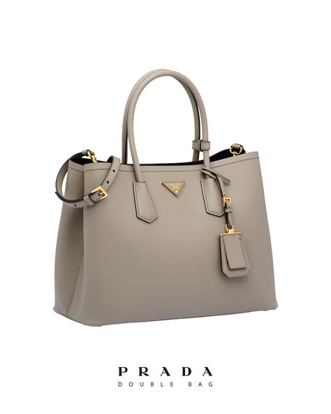 prada double bag size|prada double saffiano leather bag.